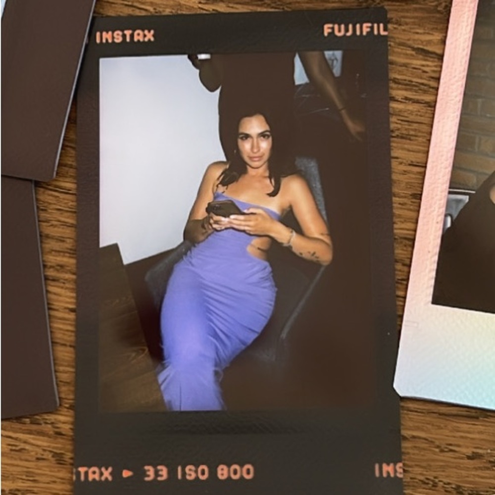 Who What Wear Purple Dress